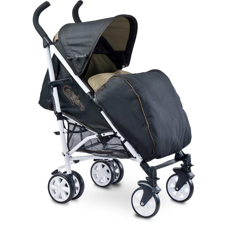 Sport babakocsi CARETERO Moby barna-kék