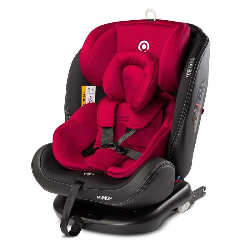 Autós gyerekülés isofix CARETERO Mundo piros