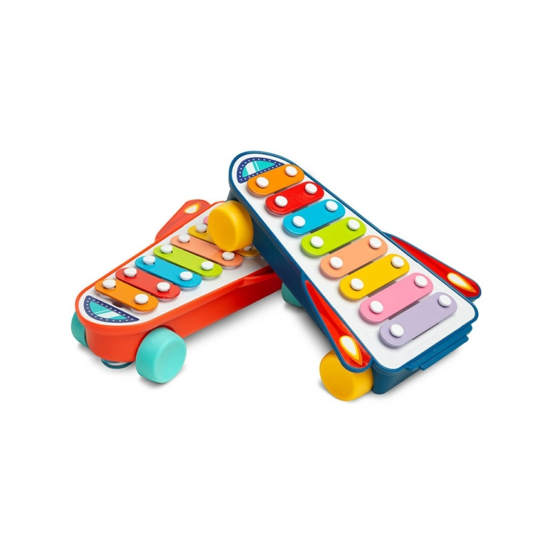 Gyermek játék szivárvány xilofon TOYZ piros