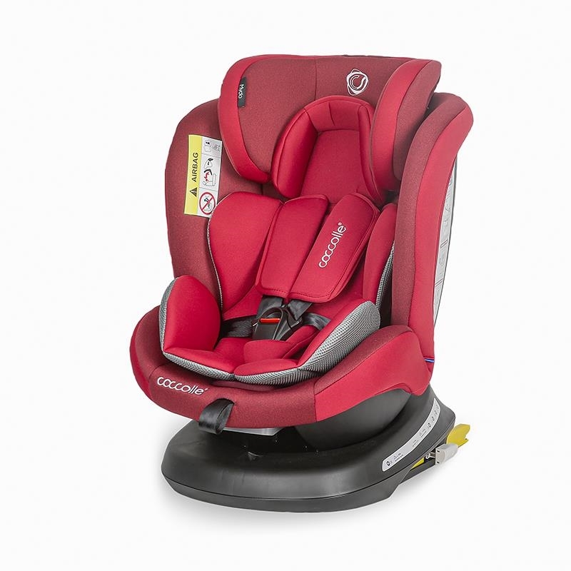 Autós gyerekülés coccolle mydo Isofix 360 forgatható piros